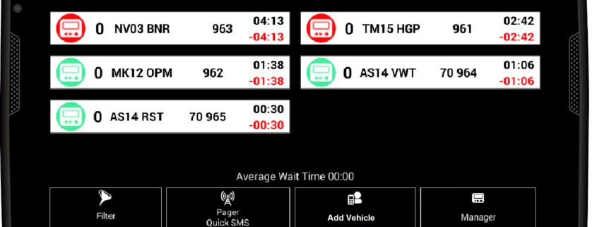 Lorry Paging System Display