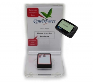 Push for Service Button A5 Holder